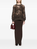 Max Mara Embroidered Cotton Top