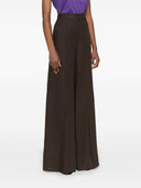 Max Mara Linen Wide Leg Trousers