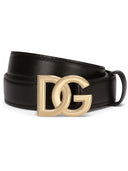 Dolce & Gabbana DG Logo lederen riem