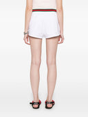 Gucci Web Detal Bawełniane spodenki