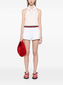 Gucci Web Detal Bawełniane spodenki