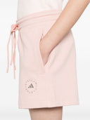 Adidas By Stella Mc Cartney Logo Cotton Shorts