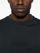Felpa di cotone Herno logo