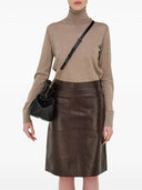 Ferragamo mittelgroße Leder -Tasche