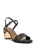 Fendi Delfina Heel Sandals