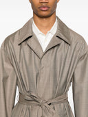 Emporio Armani Wool Belted Coat
