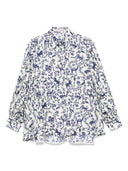 Camicia di seta stampata di Alberto Biani