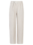 Apuntob Linen Straight Leg Trousers