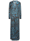 Robe longue imprimée siyu