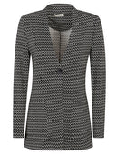 Siyu Printed Single Breasted Jacket