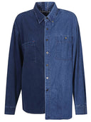 E.L.V. Denim denim katoenen shirt