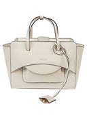 Hidesins Flap Medium Leather Tote Bag