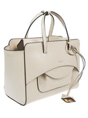 Hidesins Flap Medium Leather Tote Bag