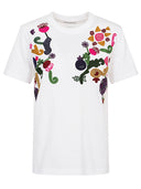 Front Street Embroidered Cotton T Shirt