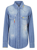 Front Street denim bomullsskjorta