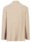 Veste de blazer mélange de coton de base