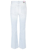 Ich liebe meine mit den Hosen gestreiften Baumwollhosen