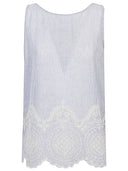 Top di cotone ricamato da Front Street