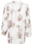 Trame Auree Printed Silk Shirt