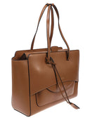 Hidesins Flap Large Leather Tote Bag
