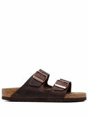 Sandalias de cuero engrasadas de Birkenstock Arizona
