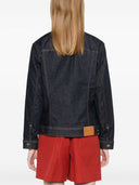 Chaqueta de algodón de mezclilla emporio armani