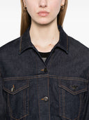 Chaqueta de algodón de mezclilla emporio armani