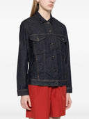 Chaqueta de algodón de mezclilla emporio armani