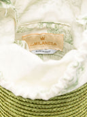 La Milanesa Love Straw Bucket Bag