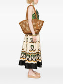La Milanesa Mediterraneo Straw Tote Bag
