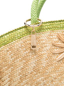 La Milanesa Calore Straw Tote Bag