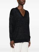 Fabiana Filippi Linen Blend V Necked Sweater