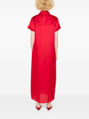 Khaite Silk And Cotton Blend Long Shirtdress