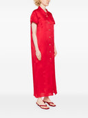 Khaite Silk And Cotton Blend Long Shirtdress