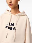 Ami Paris Logo Cotton Hoodie