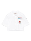 Alessandro Enriquez Patch Cotton Shirt