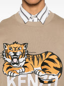 Sweat-shirt Kenzo Happy Tiger Cotton