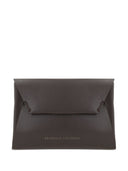 Brunello Cucinelli Duo Leather Clutch With Chain