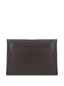 Brunello Cucinelli Duo Leather Clutch With Chain
