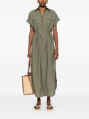 Brunello Cucinelli Cotton Techno Chemisier Dress