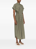 Brunello Cucinelli Cotton Techno Chemisier Dress