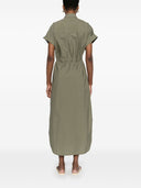 Brunello Cucinelli Cotton Techno Chemisier Dress