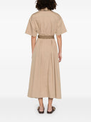 Brunello Cucinelli Cotton Belted Dress