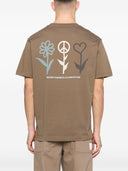 Emporio Armani Printed Organic Cotton T Shirt