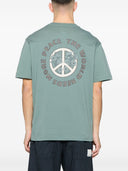 Emporio Armani Printed Organic Cotton T Shirt