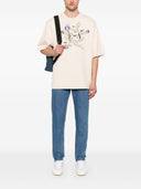 Emporio Armani Allover Logo Denim Jeans