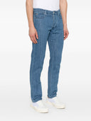 Emporio Armani Allover Logo Denim Jeans
