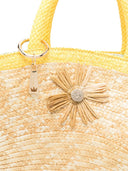 La Milanesa Calore Straw Tote Bag