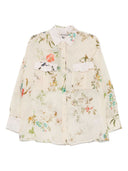 Camicia stampata a semicouture