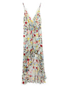 Alice + Olivia Tara Printed Long Dress